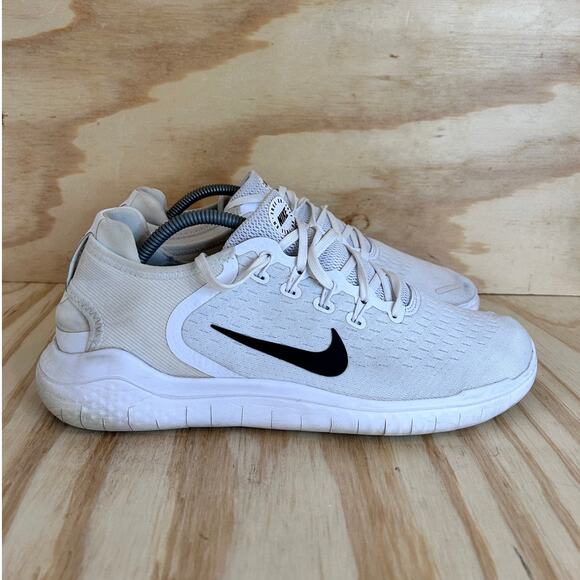 Nike - Free RN 2018 - Running Shoes - White - Men's - 8 - 942836-100 - Picture 1 of 9